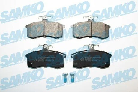 Гальмівні колодки, дискове гальмо (набір) SAMKO 5SP288