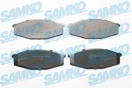 Гальмівні колодки, дискове гальмо (набір) SAMKO 5SP289