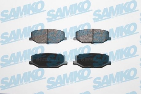 Гальмівні колодки, дискове гальмо (набір) SAMKO 5SP290 (фото 1)