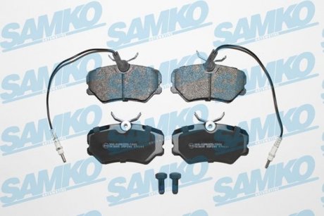 Гальмівні колодки, дискове гальмо (набір) SAMKO 5SP293