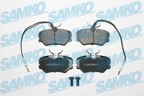Гальмівні колодки, дискове гальмо (набір) SAMKO 5SP293