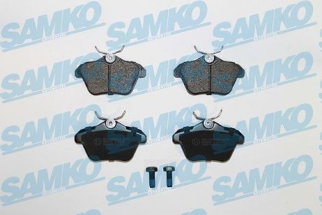 Гальмівні колодки, дискове гальмо (набір) SAMKO 5SP298 (фото 1)