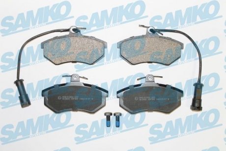 Гальмівні колодки, дискове гальмо (набір) SAMKO 5SP300