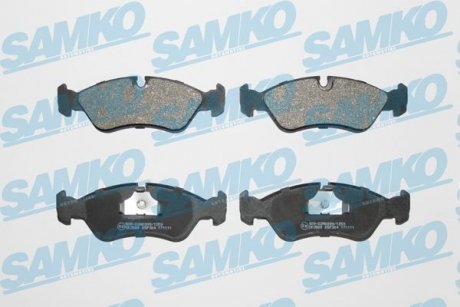 Гальмівні колодки, дискове гальмо (набір) SAMKO 5SP304