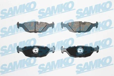 Гальмівні колодки, дискове гальмо (набір) SAMKO 5SP306