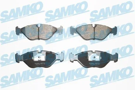 Гальмівні колодки, дискове гальмо (набір) SAMKO 5SP310 (фото 1)
