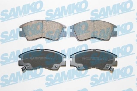 Гальмівні колодки, дискове гальмо (набір) SAMKO 5SP315 (фото 1)