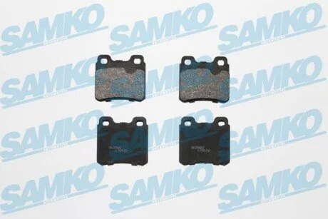 Гальмівні колодки, дискове гальмо (набір) SAMKO 5SP317