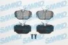 Гальмівні колодки, дискове гальмо (набір) SAMKO 5SP319 (фото 1)