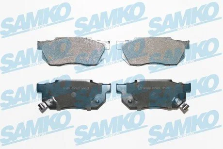 Гальмівні колодки, дискове гальмо (набір) SAMKO 5SP322