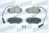 Гальмівні колодки, дискове гальмо (набір) 5SP326