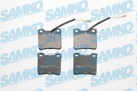 Гальмівні колодки, дискове гальмо (набір) SAMKO 5SP330