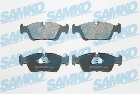 Гальмівні колодки, дискове гальмо (набір) SAMKO 5SP331