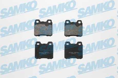Гальмівні колодки, дискове гальмо (набір) SAMKO 5SP333