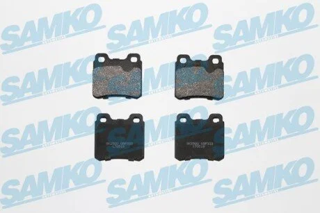 Гальмівні колодки, дискове гальмо (набір) SAMKO 5SP333