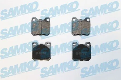 Гальмівні колодки, дискове гальмо (набір) SAMKO 5SP334