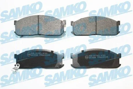 Гальмівні колодки, дискове гальмо (набір) SAMKO 5SP335