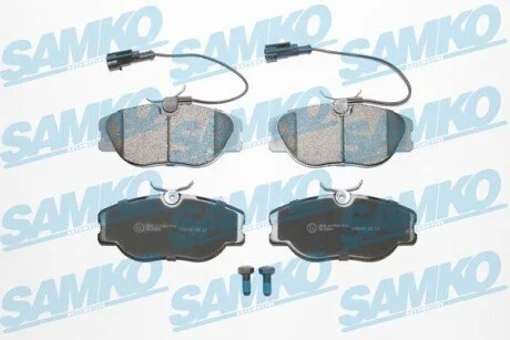 Гальмівні колодки, дискове гальмо (набір) SAMKO 5SP344