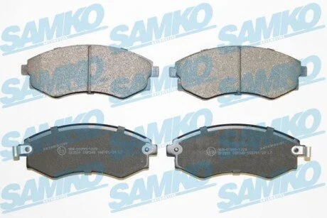 Гальмівні колодки, дискове гальмо (набір) SAMKO 5SP348