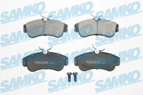 Гальмівні колодки, дискове гальмо (набір) SAMKO 5SP355