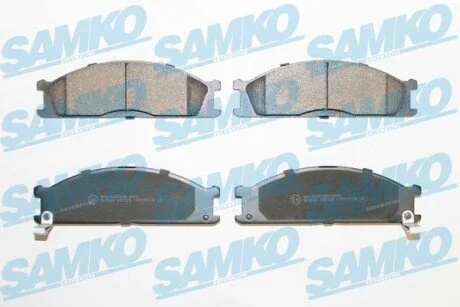 Гальмівні колодки, дискове гальмо (набір) SAMKO 5SP378