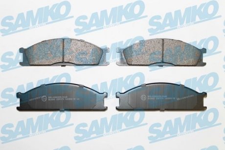 Гальмівні колодки, дискове гальмо (набір) SAMKO 5SP379 (фото 1)