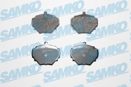 Гальмівні колодки, дискове гальмо (набір) SAMKO 5SP392