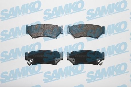 Гальмівні колодки, дискове гальмо (набір) SAMKO 5SP396