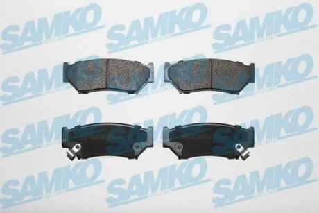 Гальмівні колодки, дискове гальмо (набір) SAMKO 5SP396