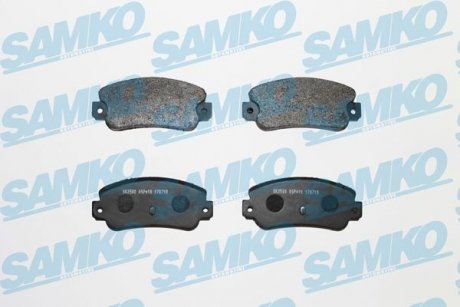 Гальмівні колодки, дискове гальмо (набір) SAMKO 5SP410