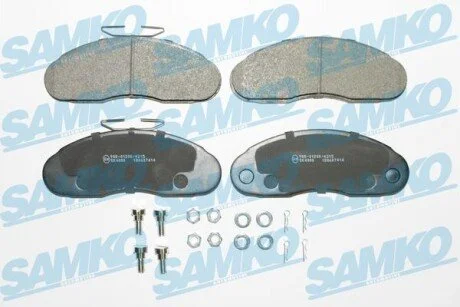 Гальмівні колодки, дискове гальмо (набір) SAMKO 5SP414 (фото 1)