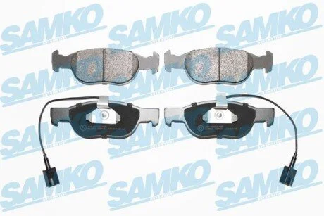 Гальмівні колодки, дискове гальмо (набір) SAMKO 5SP424