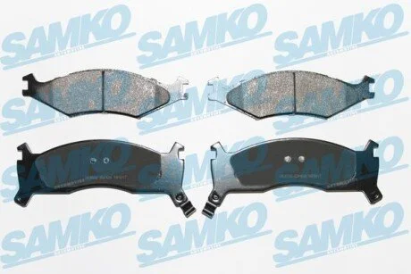 Гальмівні колодки, дискове гальмо (набір) SAMKO 5SP426 (фото 1)