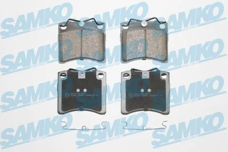 Колодки передние R15, 1.9/2.4D -99 (тип LUCAS) (невент.диск) SAMKO 5SP437