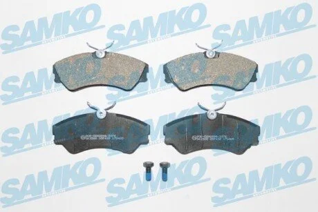Гальмівні колодки, дискове гальмо (набір) SAMKO 5SP439