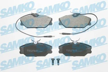 Гальмівні колодки, дискове гальмо (набір) SAMKO 5SP445