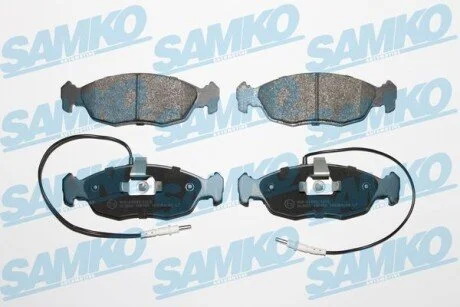 Гальмівні колодки, дискове гальмо (набір) SAMKO 5SP450