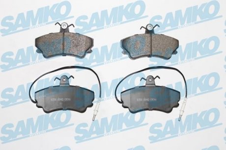 Гальмівні колодки, дискове гальмо (набір) SAMKO 5SP452 (фото 1)