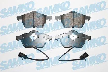Гальмівні колодки, дискове гальмо (набір) SAMKO 5SP453