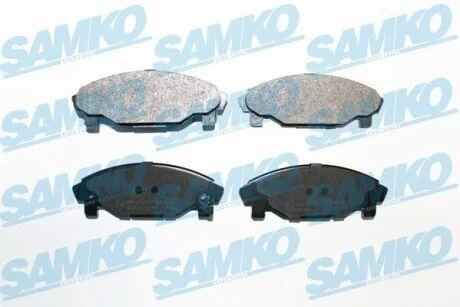 Гальмівні колодки, дискове гальмо (набір) SAMKO 5SP457 (фото 1)