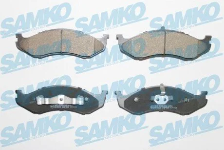 Гальмівні колодки, дискове гальмо (набір) SAMKO 5SP459