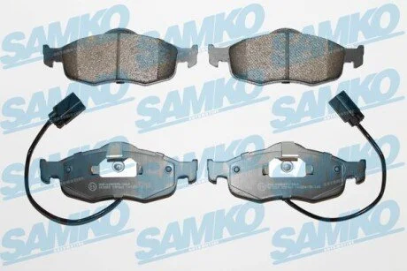 Колодки тормозные дисковые передние PKW FORD SAMKO 5SP461