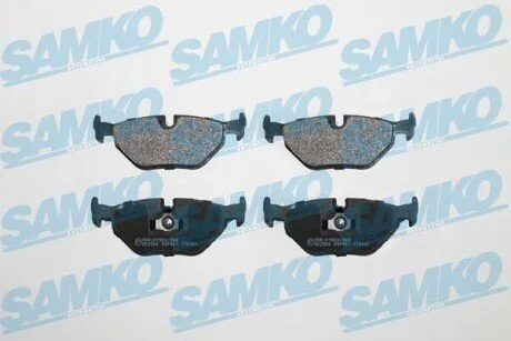 Гальмівні колодки, дискове гальмо (набір) SAMKO 5SP463