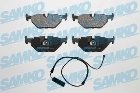 Гальмівні колодки, дискове гальмо (набір) SAMKO 5SP463A