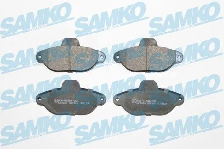 Гальмівні колодки, дискове гальмо (набір) SAMKO 5SP464