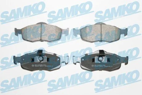 Гальмівні колодки, дискове гальмо (набір) SAMKO 5SP471