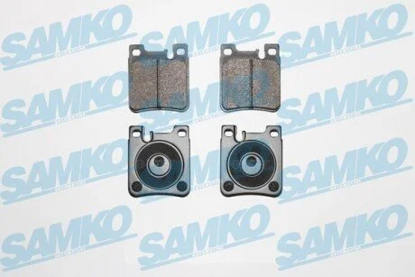 Гальмівні колодки, дискове гальмо (набір) SAMKO 5SP477