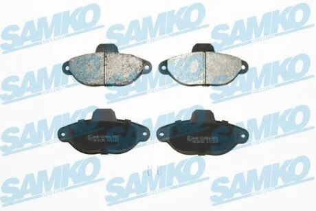 Гальмівні колодки, дискове гальмо (набір) SAMKO 5SP483