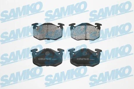 Гальмівні колодки, дискове гальмо (набір) SAMKO 5SP484