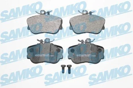 Гальмівні колодки, дискове гальмо (набір) SAMKO 5SP492